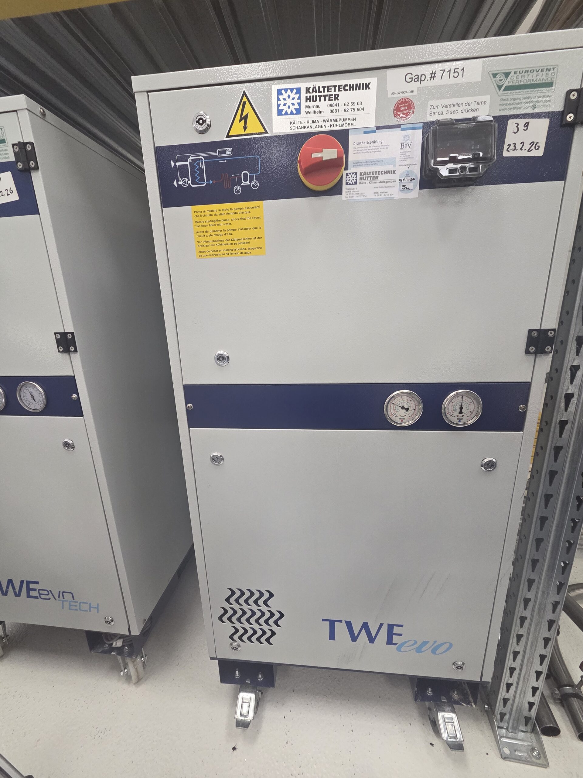 Kühlgeräte / chiller